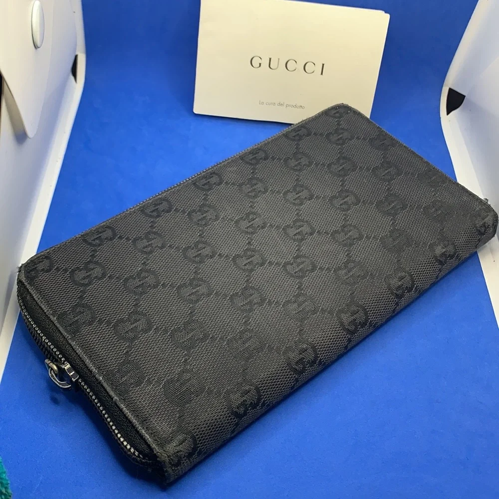 Authentic Preowned Gucci GG Guccisimo Zippy Wallet - Picture 2 of 12